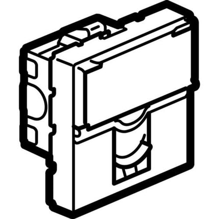 076576Legrandمقبس Mosaic RJ45 الفئة 6A STP وحدات 2 أبيض