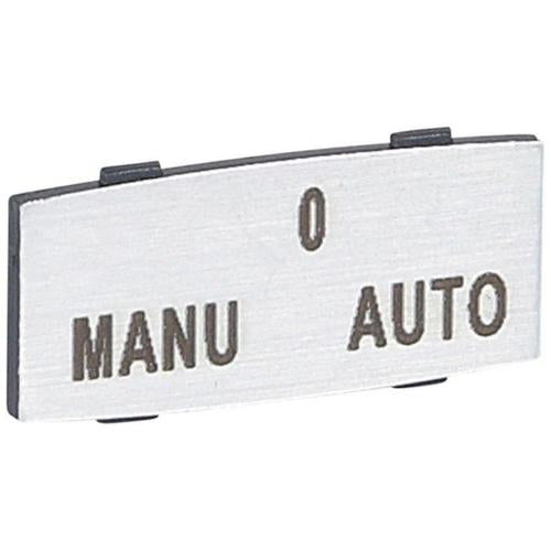 024344Legrandلوحة أسطورة Osmoz ألومنيوم مع نقش MANU-O-AUTO