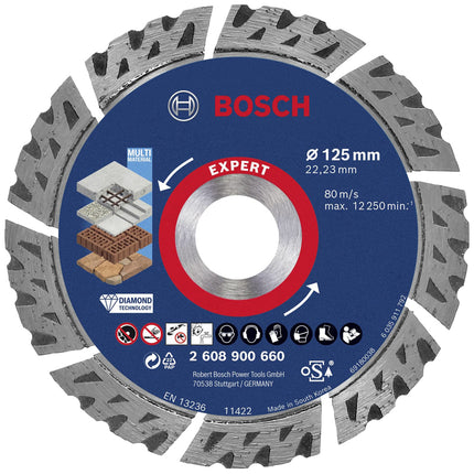 Bosch Tools,2608900660,Diamond Cutting Disc - Multi Material  | 125x22.23x2.2x12