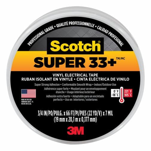 000212000196473Mشريط Scotch العازل الكهربائي الفينيل Super 33+ درجة متقدمة