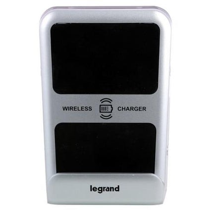077699LLegrandموزايك شاحن لاسلكي 10 واط IP66 IK8 ألومنيوم أسود