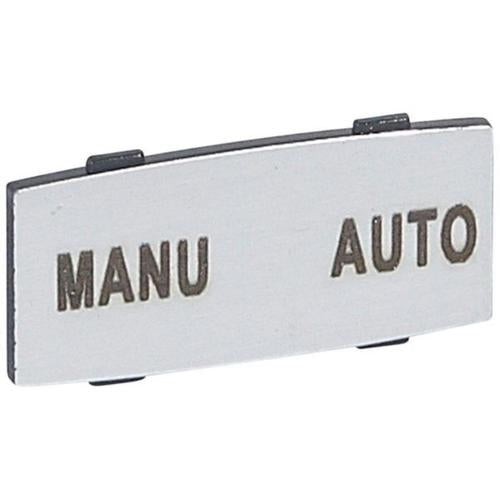 024343Legrandلوحة أسطورة Osmoz ألومنيوم نقش MANU-AUTO وحدة معيارية