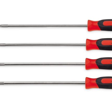 SGTRXL40BRSnap-Onمجموعة مفكات TORX® Instinct® بقبضة ناعمة مقاومة للعبث 4 قطع أحمر