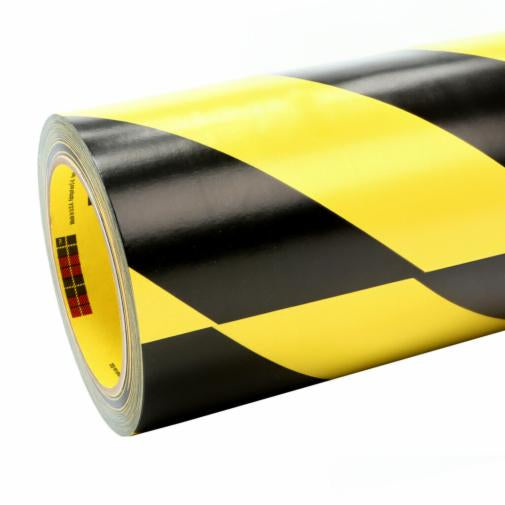 000511152366933Mشريط علامات الأمان 3M 5702 أسود وأصفر 48 بوصة