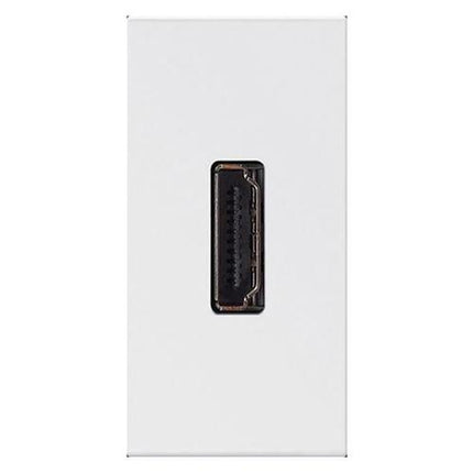 078778Legrandمقبس HDMI Mosaic من Legrand مع توصيل مسبق وحدة واحدة أبيض