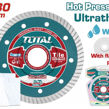 TAC2131801HTTotal Toolsقرص ألماس رفيع للغاية شامل 180 × 22.2 مم × 1.2 مم (TAC2131801HT)