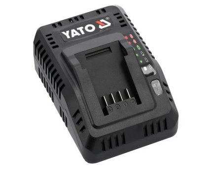 YT-828500Yatoشاحن ذكي سريع YATO YT-828500 بجهد 18 فولت 2.4-4.5 أمبير