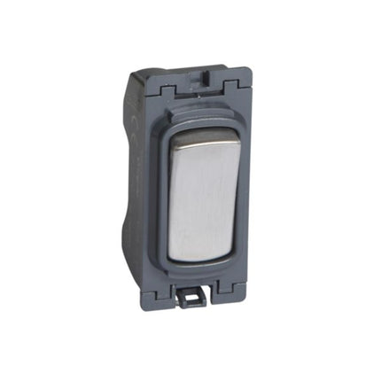 832603Legrandوحدة شبكة المفتاح Synergy أحادية الاتجاه 20AX 250V فولاذ مقاوم للصدأ مصقول