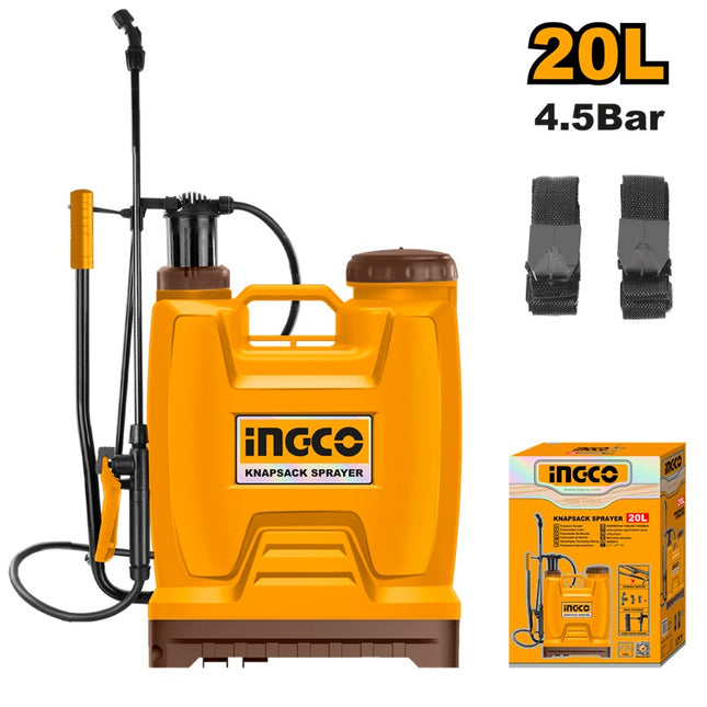 HSPP42002INGCOرشاش الضغط INGCO Knapack سعة 20 لتر HSPP42002