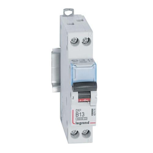 407474Legrandقاطع دارة Legrand DX3 أحادي القطب محايد 13A منحنى B 6kA