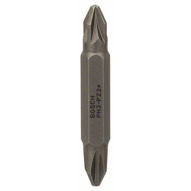 Screwdriver Double Ended Bit PH2-PZ2 45mm Extra-Hard