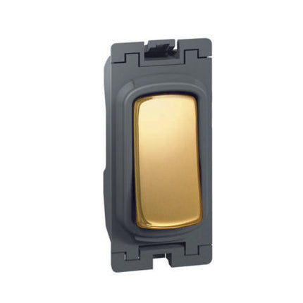 832617Legrandمفتاح Synergy شبكة ثنائي الاتجاه قابل للسحب مركز إيقاف 20AX 250V ذهبي لامع