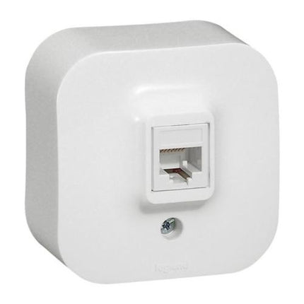 782424Legrandمقبس Forix RJ45 سطحي التركيب IP2X UTP الفئة 5e أبيض