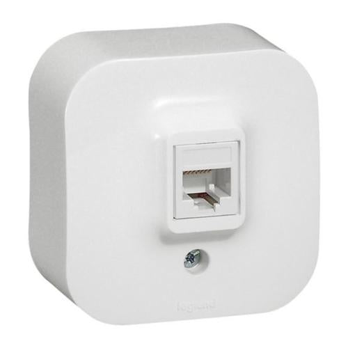 782424Legrandمقبس Forix RJ45 سطحي التركيب IP2X UTP الفئة 5e أبيض