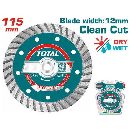 TAC2131151Total Toolsقرص الماس شامل تربو 115 × 22.2 ملم (TAC2131151)