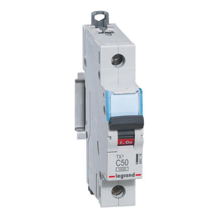 404176Legrandقاطع دائرة MCB TX3 أحادي القطب 50A من Legrand