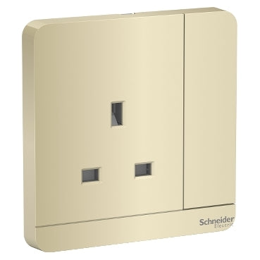 Schneider Electric,E8315_WG_G12,AvatarOn, switched socket, 3P, 13 A, 250 V, Wine Gold