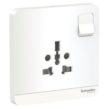 Schneider Electric,E8315TS_WE,AvatarOn, switched socket, 2P + 3P, 16 A, 250 V, White