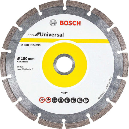 Bosch Tools,2608615043,Segmented Diamond Cutting Disc ECO for Universal |180mm -10pcs