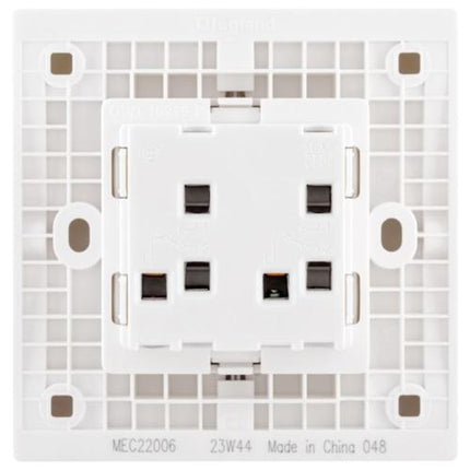 MEC22006CHLegrandمفتاح أوبريا ثنائي المجموعة 2W 16Ax لون شمبانيا ليجراند