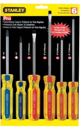 Pro Screwdriver Set 6pcs