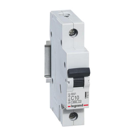 419200Legrandقاطع دائرة Legrand MCB RX3 6000A أحادي القطب 10A منحنى C