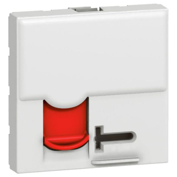 076596Legrandموزاييك مقبس RJ45 فئة 6 محمي STP وحدتان أبيض