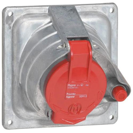052913Legrandمقبس تثبيت لوحة Legrand Hypra IP44 32A 3P+E معدني