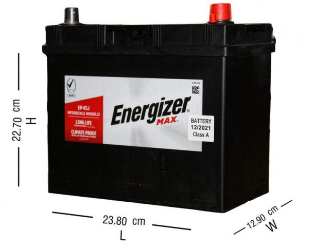 Alsaji EP45JH-MF55B24LS Car Battery