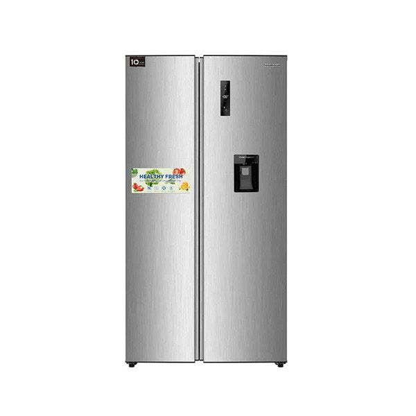 Side By Side Refrigerator - Silver - 18ft | Refrigerators | Toolmart