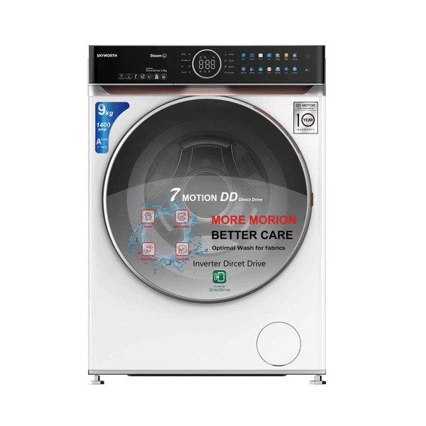 Front Loading Washing Machine - 9Kg - 1400RPM - White | Washers | Toolmart