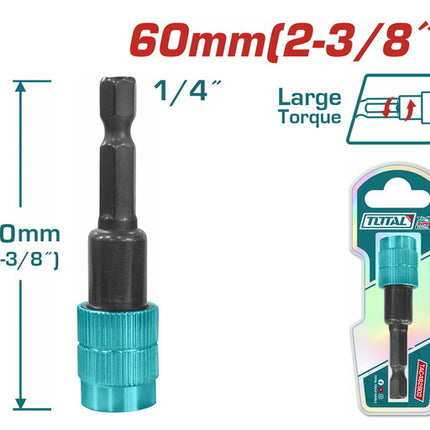 TAC462602Total Toolsحامل بت مفك براغي TOTAL مع تحرير (TAC462602)