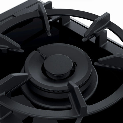 سلسلة 8 دومينو موقد غاز 30 سم سيراميك، أسود