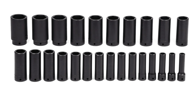 325SIMMSnap-Onمجموعة مآخذ تأثير عميق 25 قطعة 1/2 بوصة