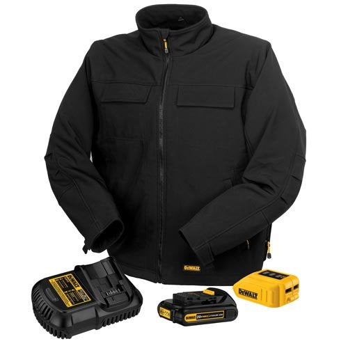 DeWalt Soft-Shell Heated Jacket Kit - Black | DCHJ090BD1-EU