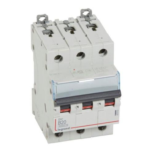 407562Legrandقاطع دارة Legrand DX3 ثلاثي الأقطاب 20A منحنى B