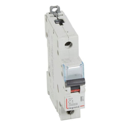 409107Legrandقاطع دائرة Legrand DX3 أحادي القطب 1A منحنى C 10kA