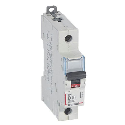 407971Legrandقاطع دائرة Legrand DX3 أحادي القطب 16A منحنى D