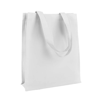 CT 101 - WhiteToolmart GiftsEco Friendly Cotton Shopping Bag With Gusset - White