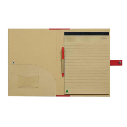 FO 3341 - RedToolmart GiftsEco - neutral Sorbus A4 Folder With Pen Red