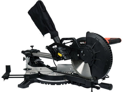 YT-82174Yatoمنشار الزوايا YATO 255 ملم 1800 واط ثنائي السرعة للخشب والمعادن