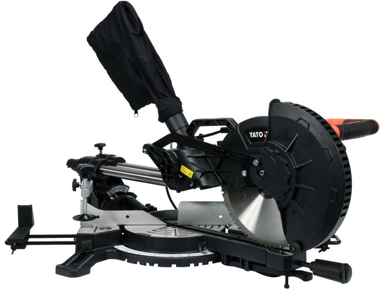 YT-82174Yatoمنشار الزوايا YATO 255 ملم 1800 واط ثنائي السرعة للخشب والمعادن
