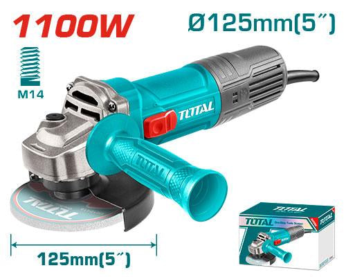 TG11012536Total ToolsTG11012536 مطحنة زاوية احترافية 1100 واط 125 ملم