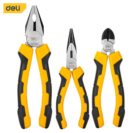 Deli 3pcs Pliers Set , EDL2008-3
