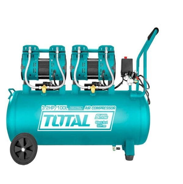 TCS2241008Total Toolsضاغط هواء توتال 100 لتر TCS2241008 بدون زيت