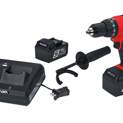 CDR9050K2Snap-Onطقم مثقاب مطرقي لاسلكي 18 فولت من سناب-أون