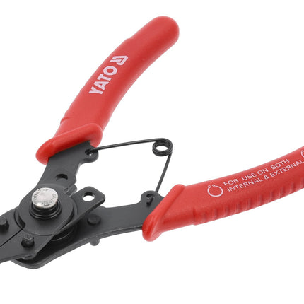 YATO Circlip Pliers Set 160 MM with 4 Interchangeable Tips