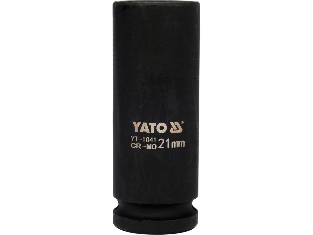 Deep Socket Exsagonal Yato Hexagonal Deep Impact Socket 1/2'' 21mm CrMo Professional Grade ...