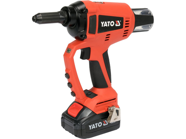 Yato 18V RIVETER 18V 2.4, 3-3.2, 4, 4.8-5MM (1X3.0AH+CHARGER) | YT-82955