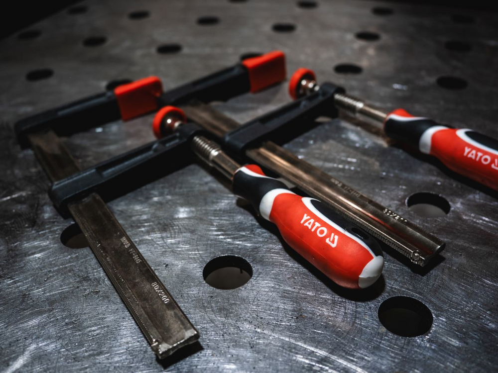 مشبك خشب F من YATO 500x80 ملم - YT-6448 - نجارة احترافية – TOOLMART